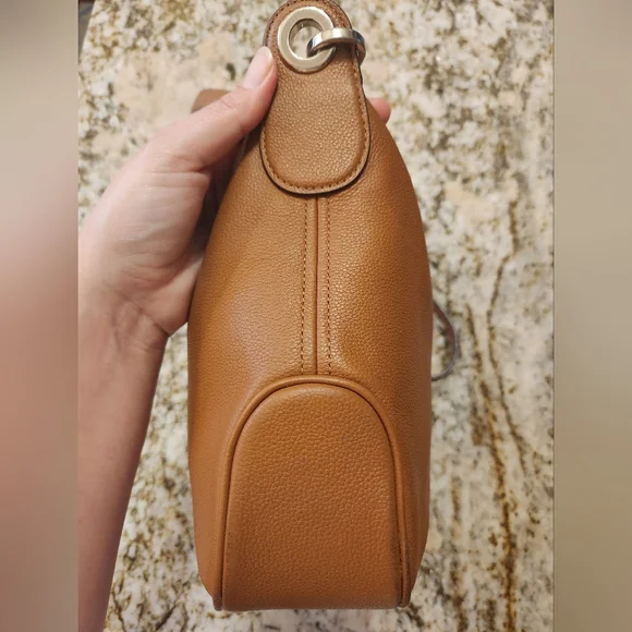 Kate Spade Purse, Camel, Tan Pebbled Leather Shoulder Bag. EUC Warm Gingerbread - Picture 9 of 16